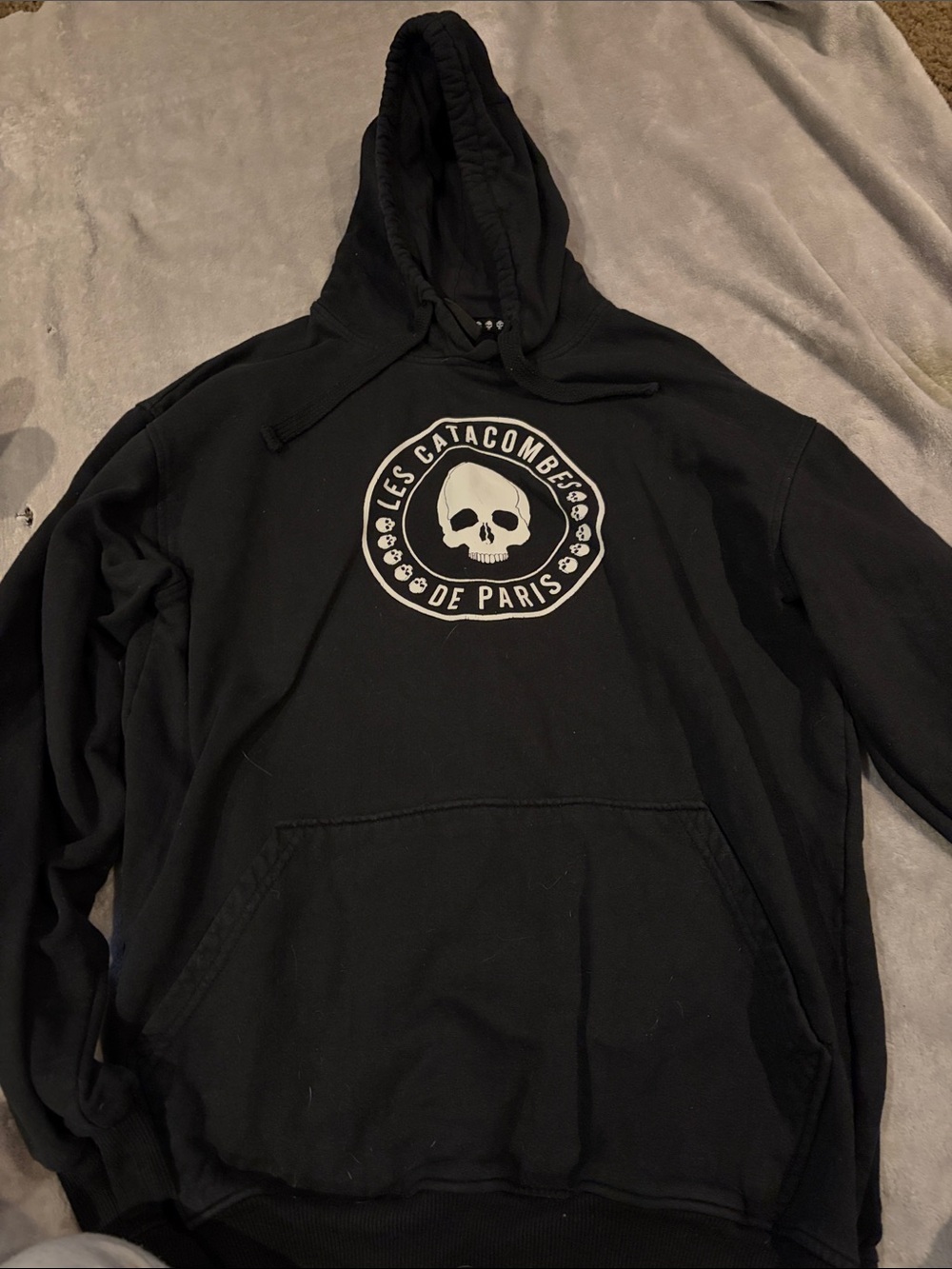 Black Skull Hoodie